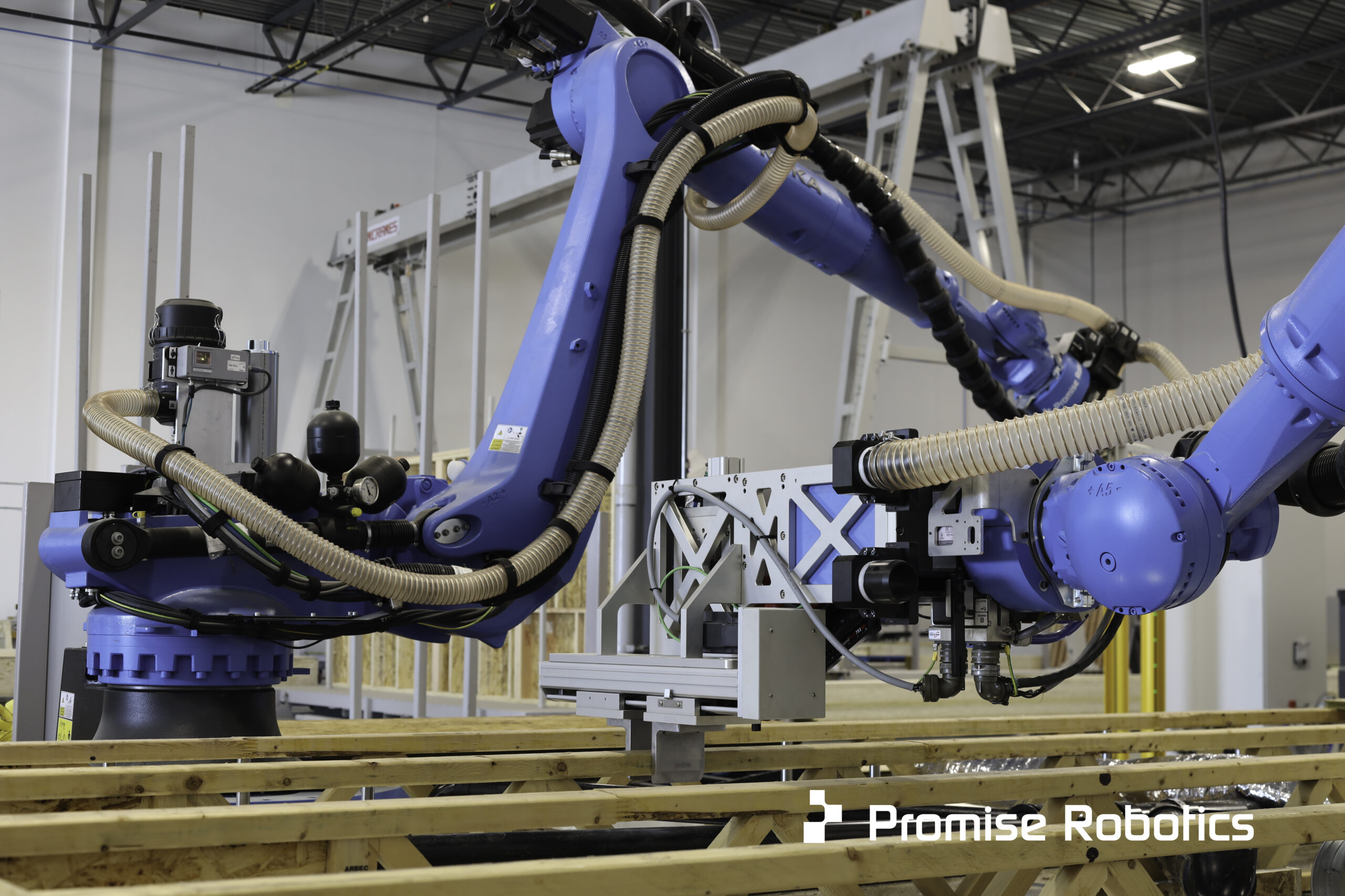 Promise Robotics floor truss line